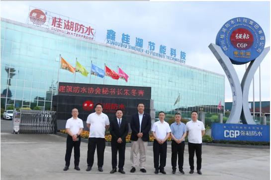 中國建築防水(shuǐ)協會秘書長朱冬(dōng)青調研桂湖防水集團,共話防水(shuǐ)行業發展新機遇